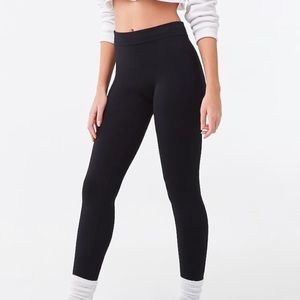 FUX FUR black leggings